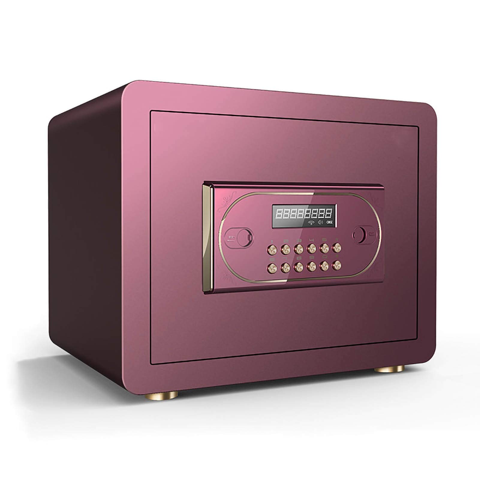 ZLBYGM cassaforte in Acciaio Casseforti di Sicurezza Digitale Interamente in Acciaio Blocco Tastiera per Home Office Hotel Gioielli Deposito Contanti Cassaforte per Soldi