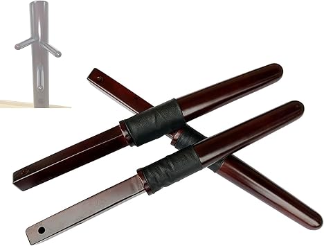 Training Wooden Dummy for Sandbag, Wing Chun Wooden dommy Spring Replace Arms, Wing Chun Dummy Adjustable Height Training Target, 3pcs
