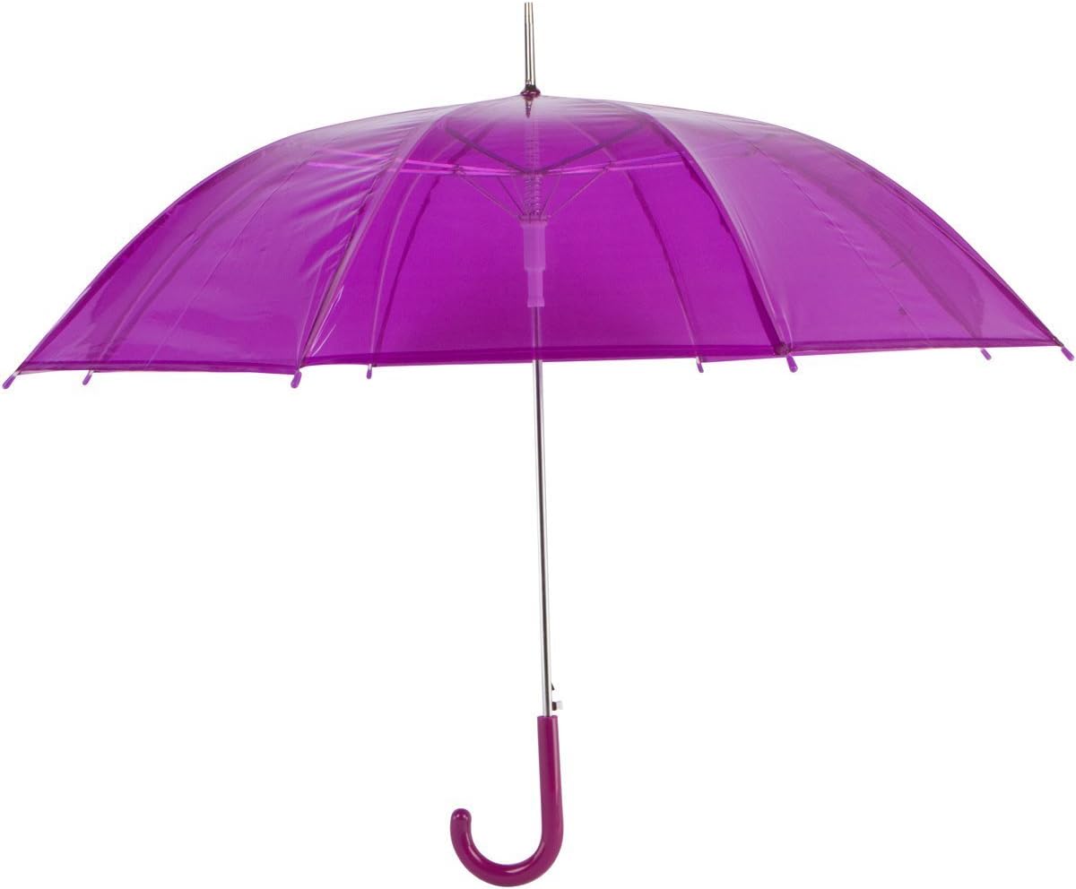 Cloak Umbrellas Auto Open Transparent, Purple