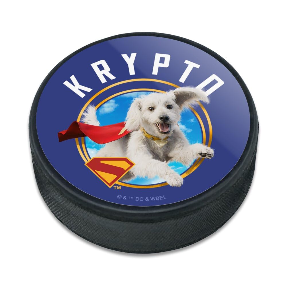 Superman 2025 Krypto Sky Ice Hockey Puck