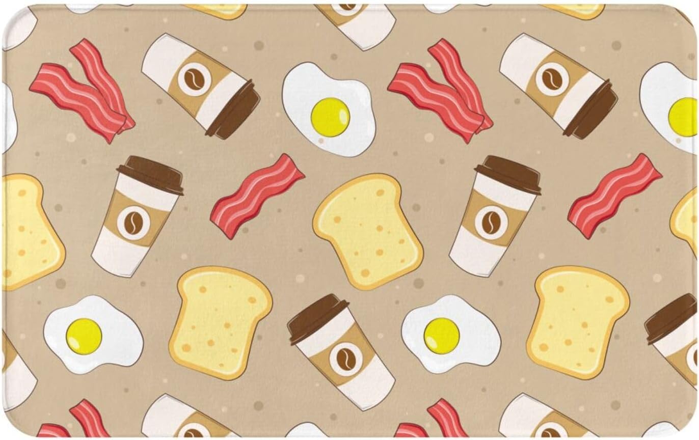 Bathroom Rugs Non Slip Washable Kitchen Mats for Floor