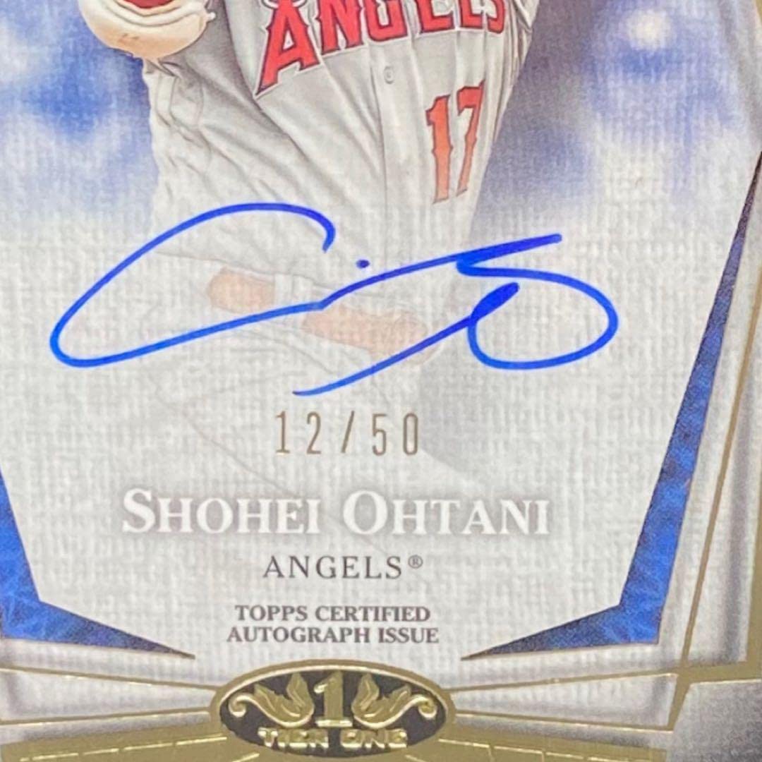 Amazon.co.jp: 大谷翔平 2022 Topps 直筆サイン カード 50枚 限定 