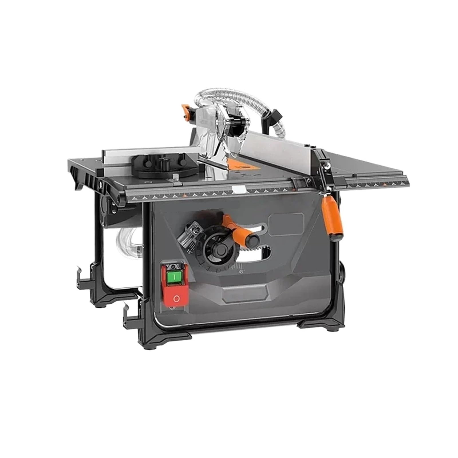 Sierra de mesa portátil Sierra Sin Polvo For Carpintería, Mesa Deslizante Especial, Máquina De Corte Multifunción Todo En Uno Madera Maciza 8 Pulgadas, para muebles de bricolaje, carpintería(2000W)