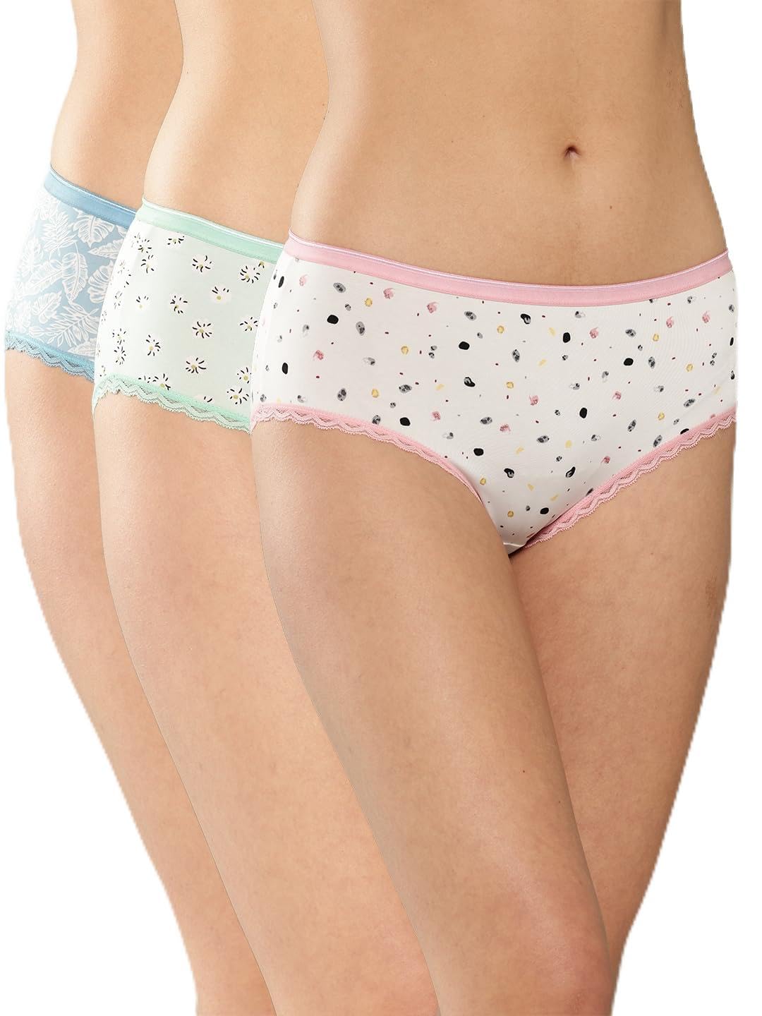 leading lady Women's Printed Mid Rise Hipster Brief-picture-14