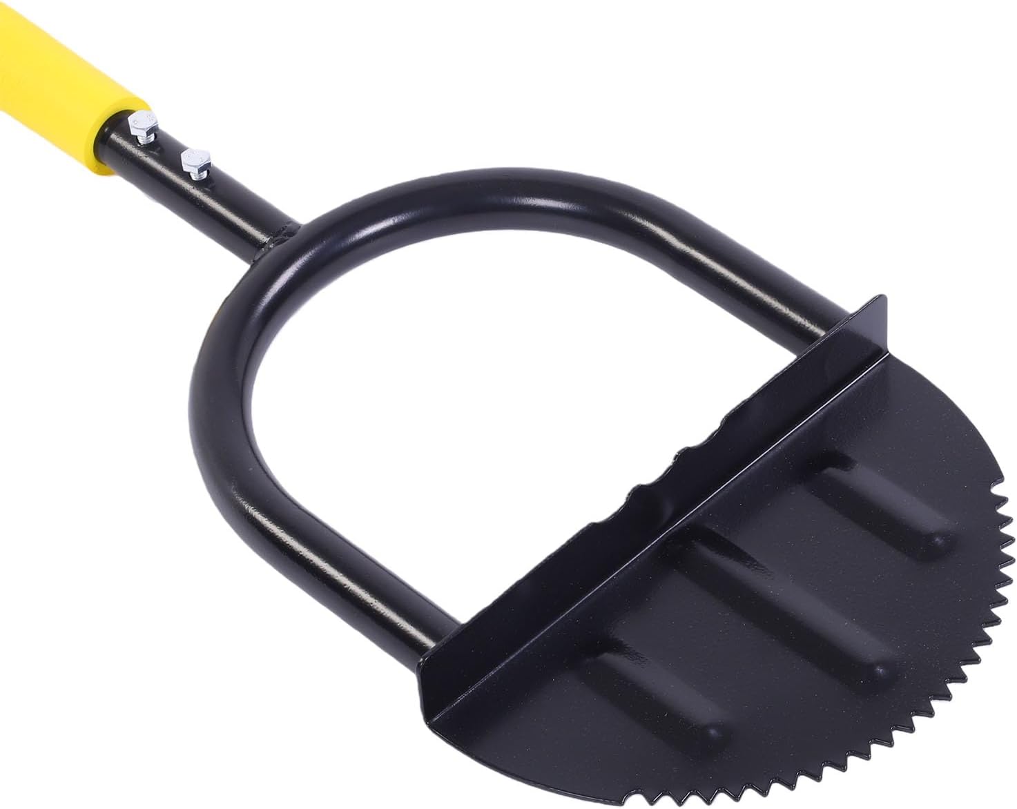 AYNEFY Edger Lawn Tool, Half Moon Manual Grass Edge Trimmer with Cushioned Ergonomic Handle 9 inch Wide Footplate Design Quick Cutting for Outdoor Lawn Garden Sidewalk