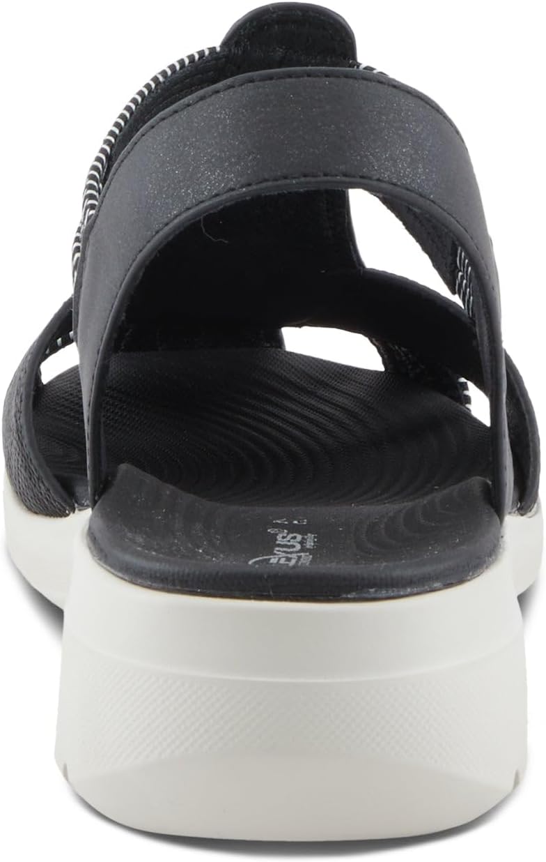 Flexus Women's DAMARI Ankle Strap Fisherman Sandals – Breathable Design, Arch Support, and Shock-Absorbent Outsole