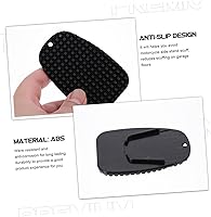 Vista 3 de BESPORTBLE 3 sets de almohadillas para motocicleta, placa de soporte estabilizar la bicicleta en suelo desigual diseño ligero 4 unids*3