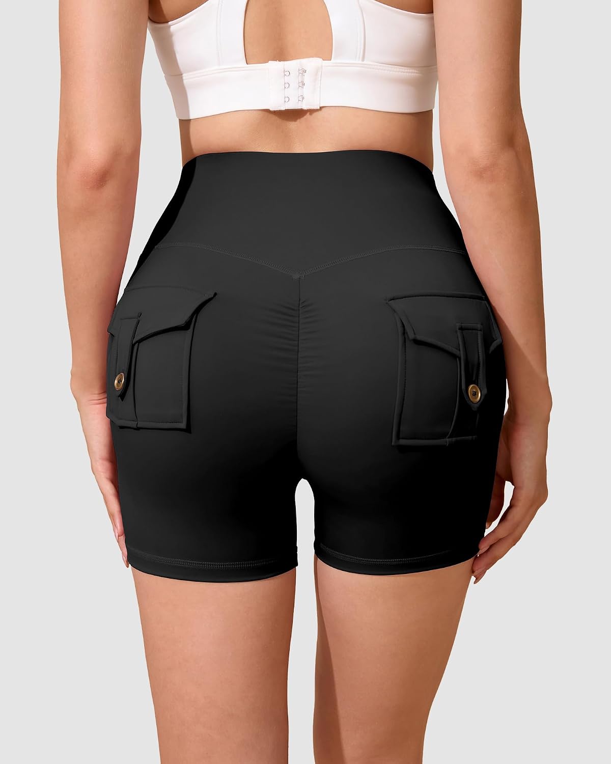 Yoga Shorts for Women Workout Shorts with Pockets Running Shorts for Women Biker Shorts Women Compression Shorts