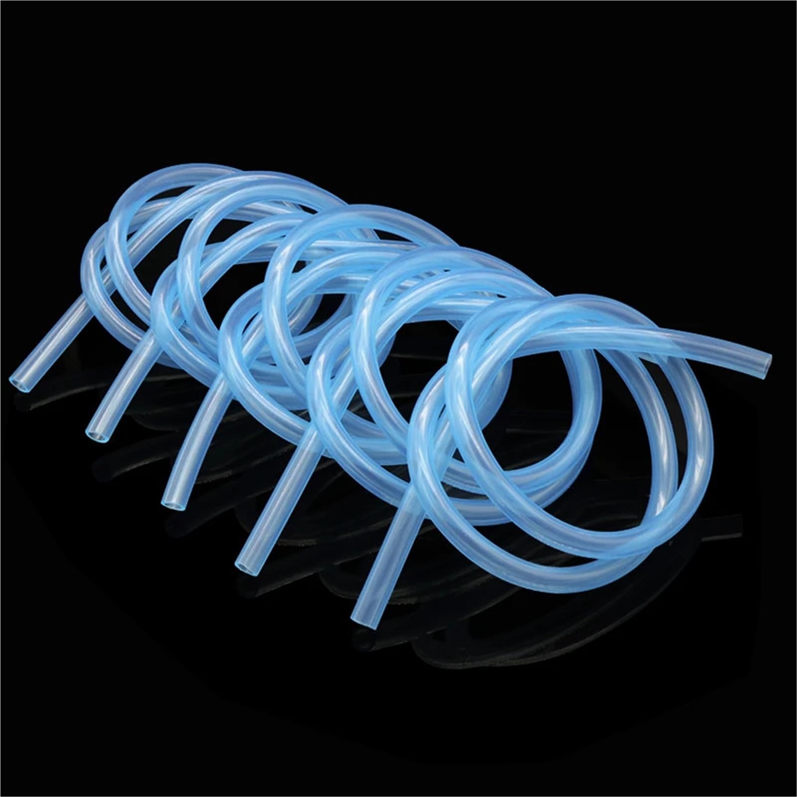 Tubo pvc Tubo de silicona Flexible grado alimenticio azul cielo 1m - 10m IDxOD 2x4 3x5 4x6 4x7 5x7 6x8mm manguera goma suave no tóxica e insípida(10 meters,ID 4mm x OD 6mm)