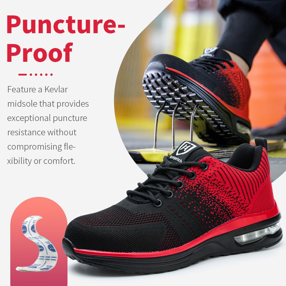 Scarpe Antinfortunistiche Uomo Donna Scarpe da Lavoroleggere Alte Comode Scarpe Sicurezza