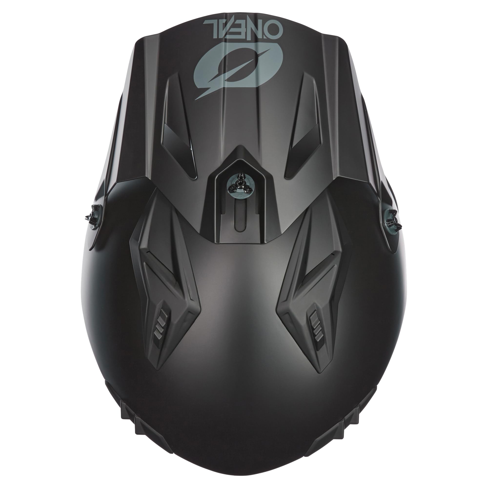 O'NEAL | Motorradhelm | Enduro Adventure Street | ABS-Schale, integrierte Sonnenblende | Volt Helmet SOLID V.24 | Erwachsene | Schwarz | Größe M