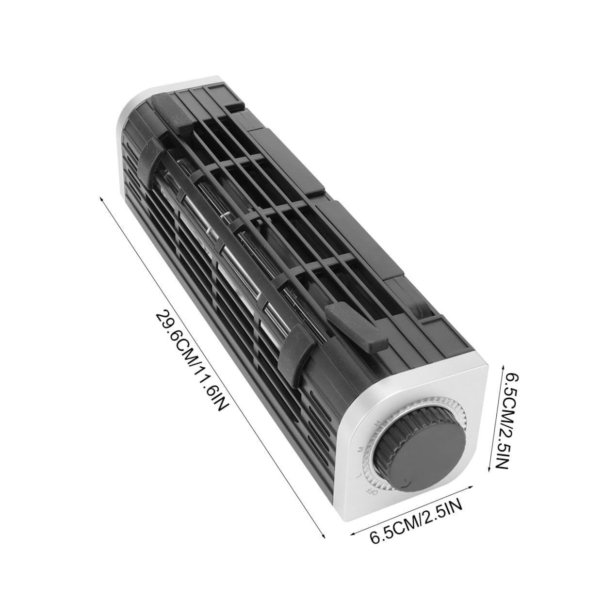 Refrigerador para Portátiles Negro de Aleación de Aluminio y Abs | Ventilador de Enfriamiento Usb, Soporte de Refrigeración para Portátil con Enchufe Trasero, Diseño Silencioso