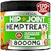 FurroLandia Hemp Hip & Joint Supplement for Dogs - 170 Soft Chews - Made in USA - Glucosamine for Dogs - Chondroitin - MSM - Turmeric - Hemp Seed Oil - Natural Pain Relief & Mobility