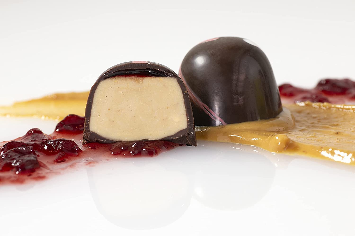 Dallmann Confections Exotic Assorted Chocolates | Luxurious Chocolate Gift Box Beautifully Finished With Hand-Tied Silver Satin Ribbon | Traditional, Exotic & Contemporary Flavored Truffle Chocolates (9 Pieces)