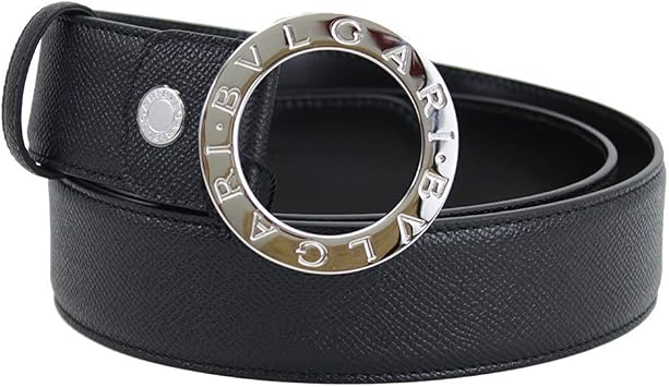 Amazon.com: Bvlgari 20230 - Cinturón de piel para hombre, color negro : Ropa,  Zapatos y Joyería