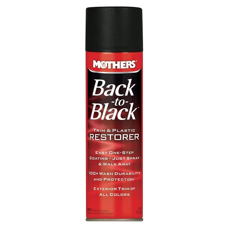 Mothers Back-to-Black Liquid Trim & Plastic Restorer 10 oz.