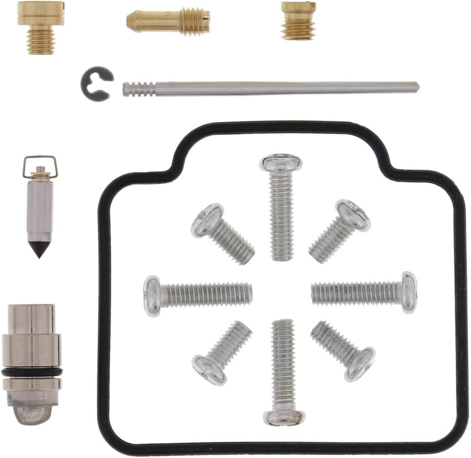 All Balls Racing 26-1336 Carburetor Rebuild Kit Compatible with/Replacement For Polaris Ranger 2x4 500 2005-2009, Ranger 4x4 500 2004-2006, Ranger 6x6 500 2002-2005