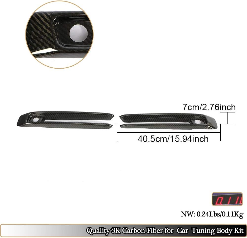 Fog Lamp Grill Cover fits Mercedes-Benz G Class W463 G63 AMG Wagon 2019UP Factory Outlet Carbon Fiber CF Front Bumper Air Fender Scoop Vent Spoiler Canard Winglets