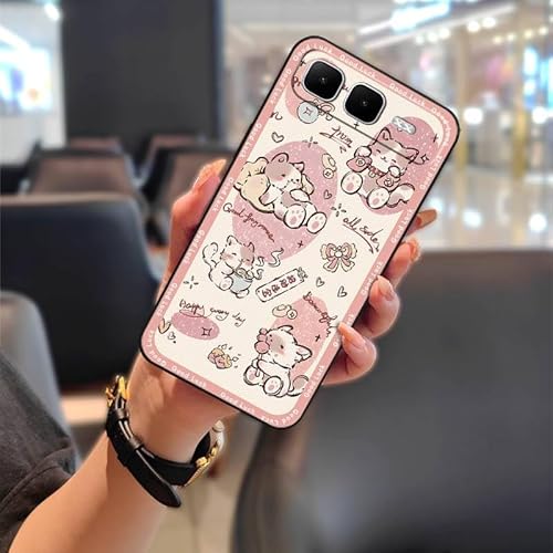 Phone Case Compatible with infinix Smart10 Plus/X6725B, Protective Shockproof Phone Pouch Back Cover Animals Soft case Design Si