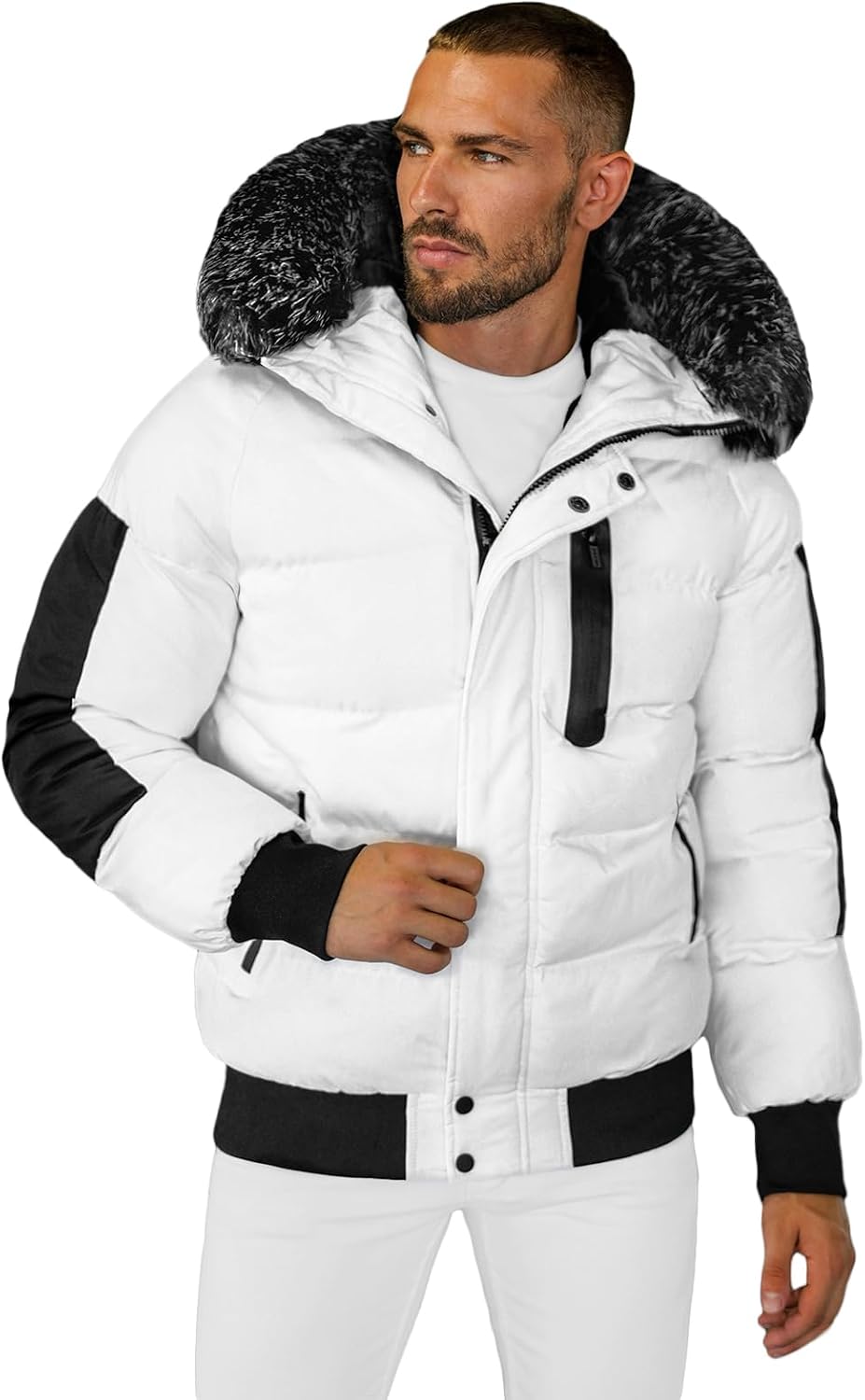 Urban Classics Herren Puffer Jacke Steppjacke Winterjacke Gesteppt