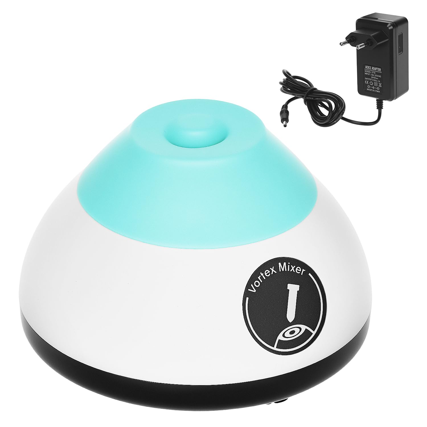 QWORK® Mini Mezclador Vortex 2000 rpm Función Táctil para Tubos Laboratorio, Pinturas Acrílicas y Esmalte de Uñas - Capacidad hasta 50ml