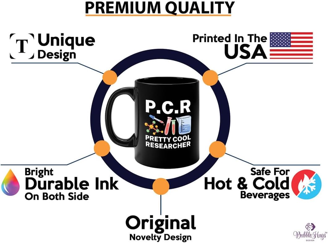 Med Laboratory Professionals Coffee Mug 11oz Black -Pretty Cwol Researches - Doctor Pharmacist Nurse Pediatrician Lab Scientist Lab Assistant Biologist Microbiology