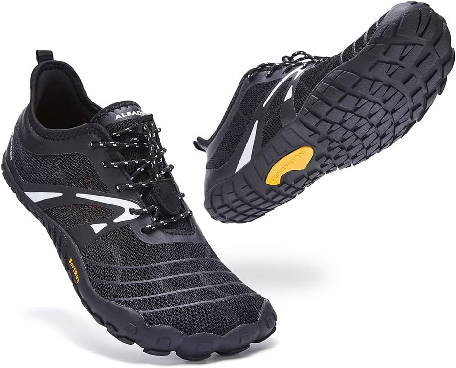 ALEADER Men's Minimalist Trail Running Shoes Barefoot | Wide Toe | Zero Drop