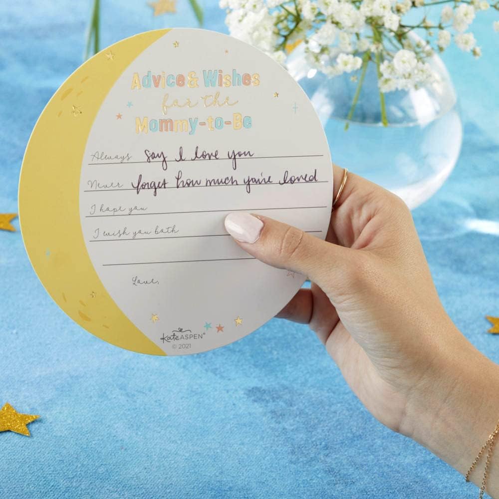 Kate Aspen Card & Baby Game Twinkle, One Size, Shower Advice Card & Game (Set of 50), (28578NA)