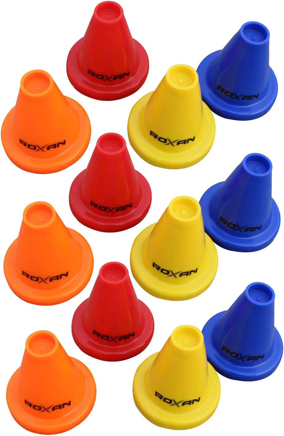 ROXAN CRICKET BATTING TEE MULTI-COLOR PACK OF 12 (4 INCH)