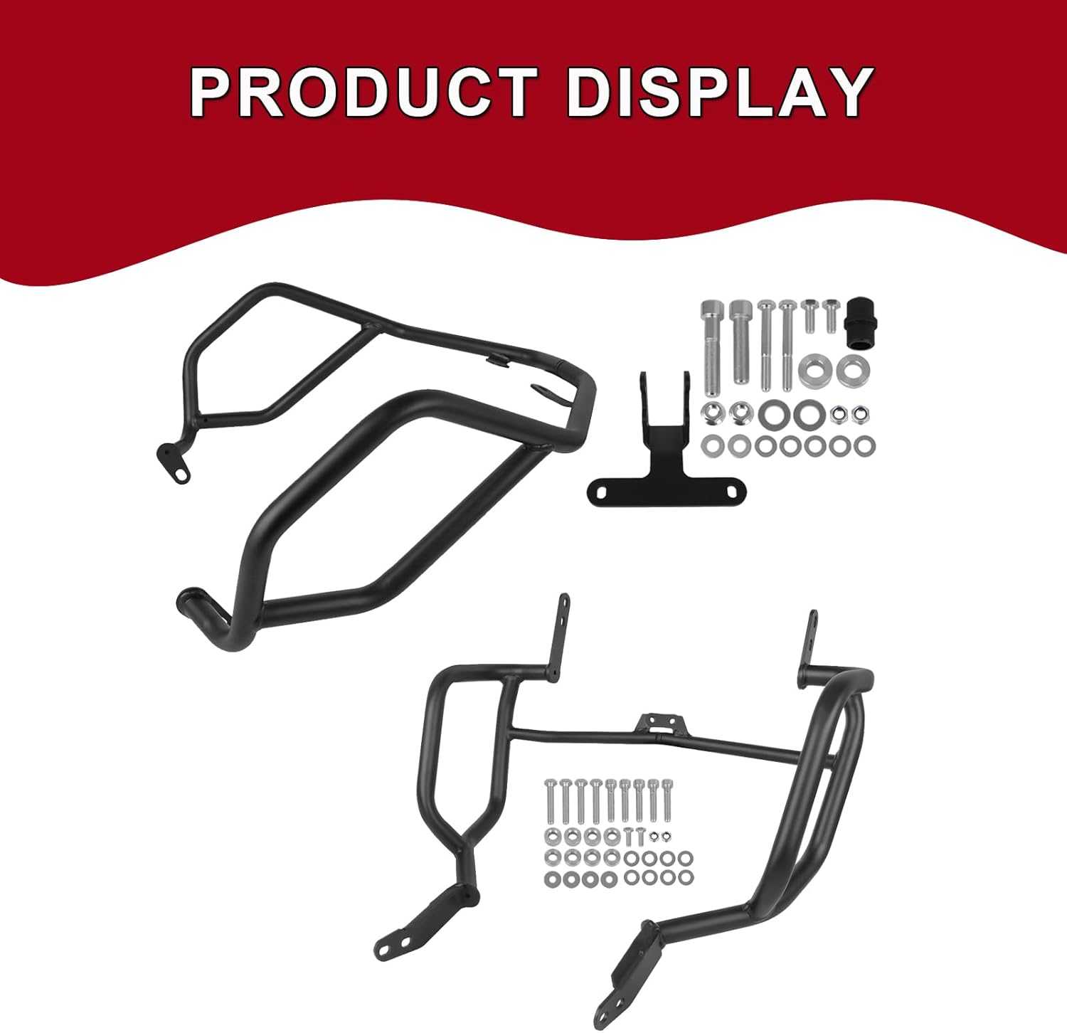 Highway Crash Bar Engine Guard Bumper Protector Replacement for Yamaha Tenere700 Tenere 700 2025 2026 (Upper and Lower)