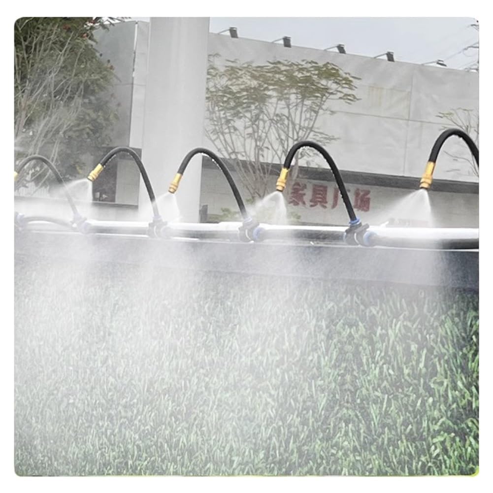 Kit di irrigazione a goccia per giardino, irrigazione a goccia automatica per piante in vaso e arbusti, tubo flessibile regolabile a 360° con irrigatore regolabile(20m/65.6ft)