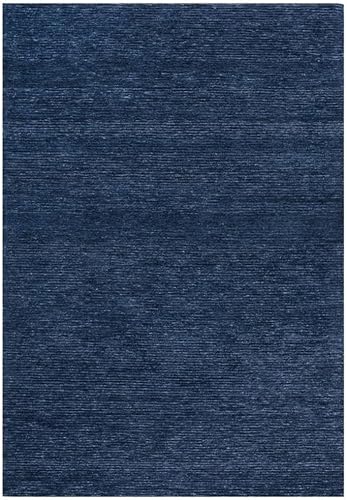 Rizzy Home Alora Decor Luna 5'x7'6" Solid/Tone on Tone Blue/Blue Hand-Tufted Are