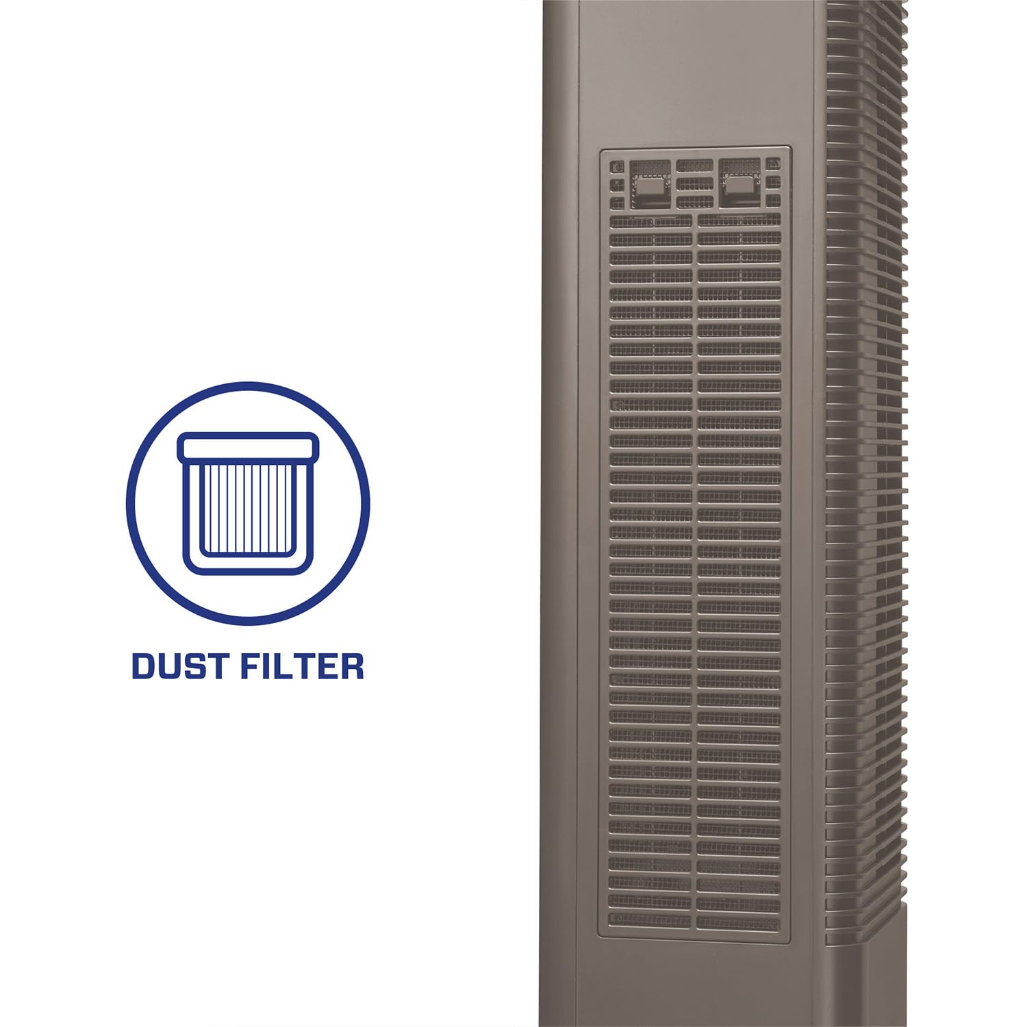 Clean Air Optima CA-904 - Chauffage soufflant design - Brise chauffante et rafraîchissante - Chauffage : 1000/2000 Watts - Thermostat numérique 15-35°C