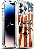 Vista 28 de Head Case Designs Funda de gel suave con licencia oficial de la WWE American Nightmare Flag Cody Rhodes Graphics compatible con Apple iPhone 7