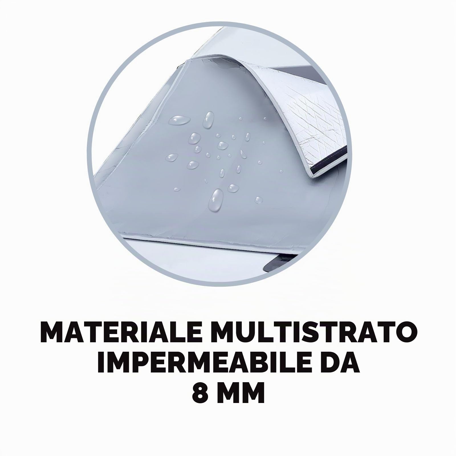 Oscurante Termico Esterno Cabina Accessori Camper per Ford Transit 2015-2025 MK8 & MK9, Parasole Protezione Solare