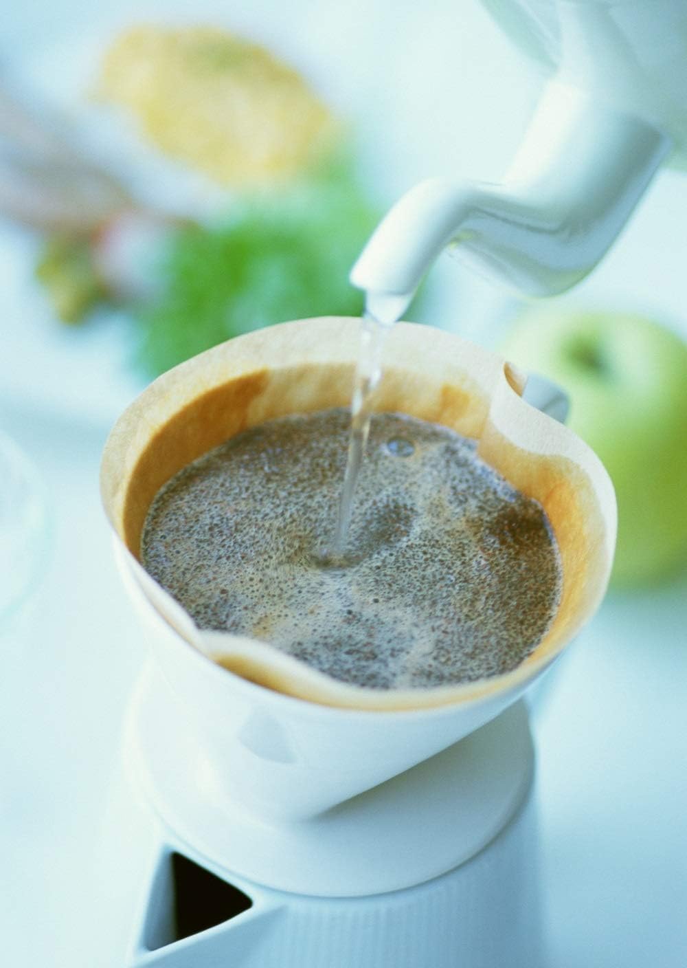 Kanae Paper Coffee Filters KS - Filtros cónicos para café (1-4 tazas, juego de 5 x 40 unidades, sin blanquear, marrón)