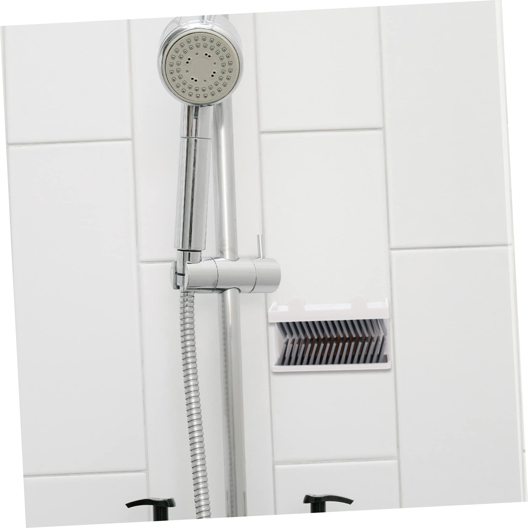 Angoily 4stücke Wandmontierter Haarfänger Für Badezimmer Wiederverwendbarer Haarsammler Einfach Zu Bedienen Für Dusche Und Badewanne Hygienisch Und Langlebig Mit Ohren