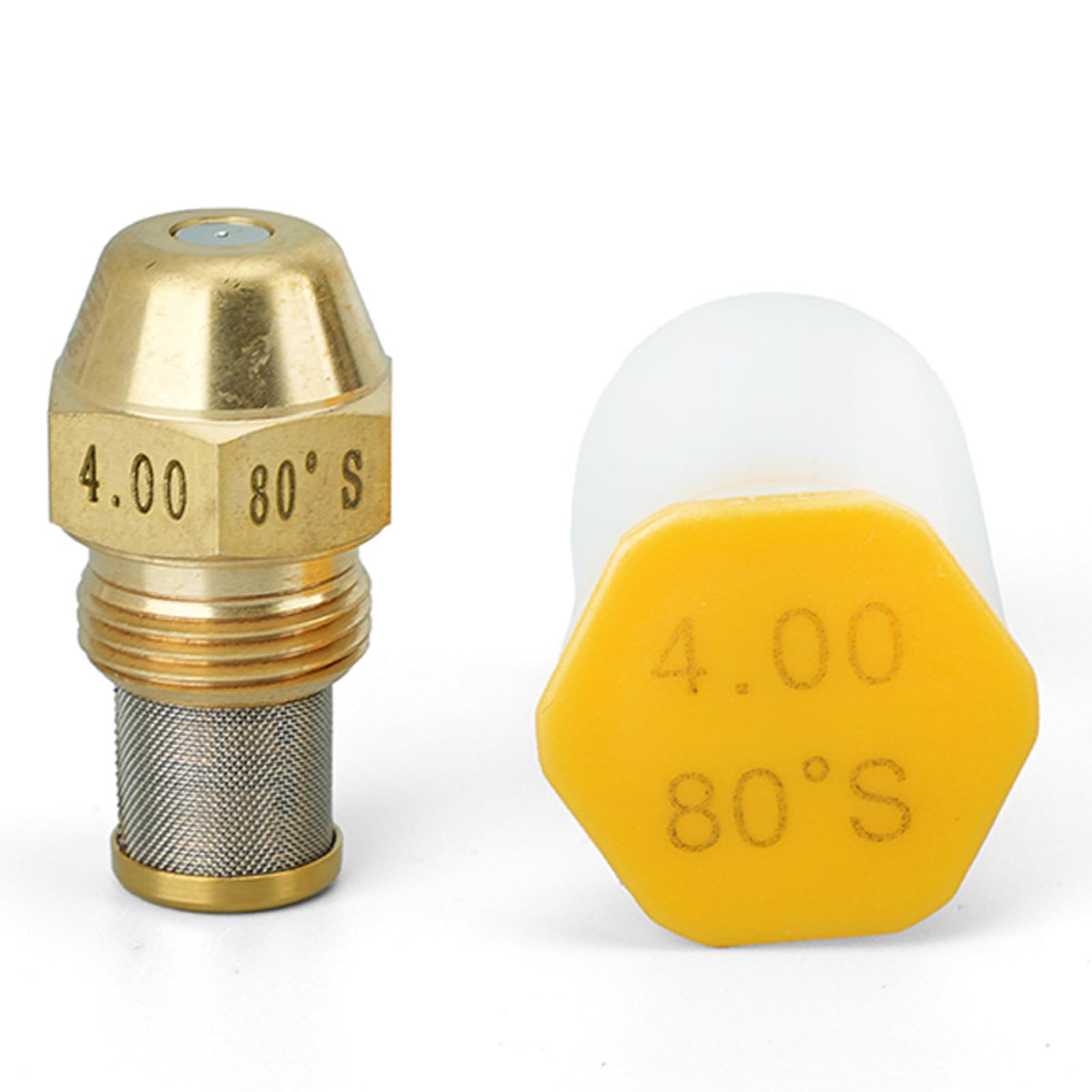 Engineered Heavy Duty 80 Degree Copper Burners Tip with Build in Stainless Filter for Consistent Fuels Accuracy Coal Sprinkle Nozzle