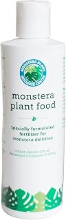 Houseplant Resource Center Monstera Plant Food with NPK 5-2-3 Ratio – Liquid Formulation Supports Optimal Nutrient Dispersal and Balanced Nitrogen Response for Strong Root Growth