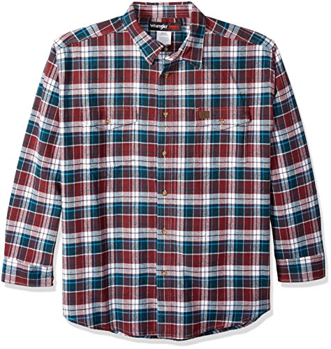 Wrangler Men's Big-Tall Big and Tall Heavyweight Flannel Shirt