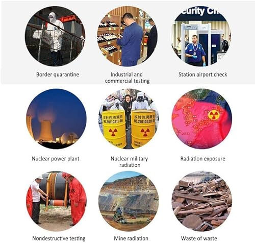 Wweibai Professional Geiger Counter Nuclear Radiation Detector Radioactive Meter Tester With Led Display,Jd-3001 High Precision Blue #TOP4