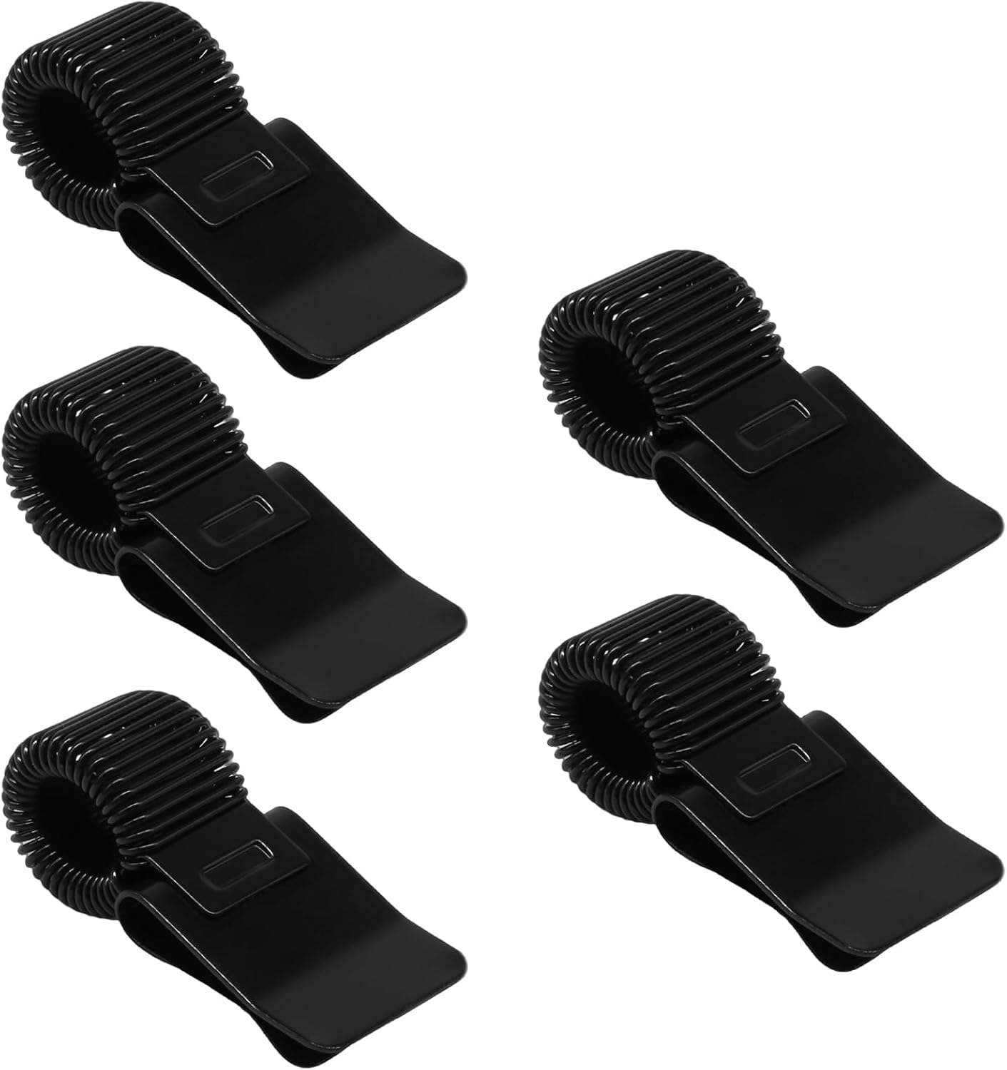 Piutouyar 5 Pcs Pen Holder for Clipboard, Black Pencil Holder Clips