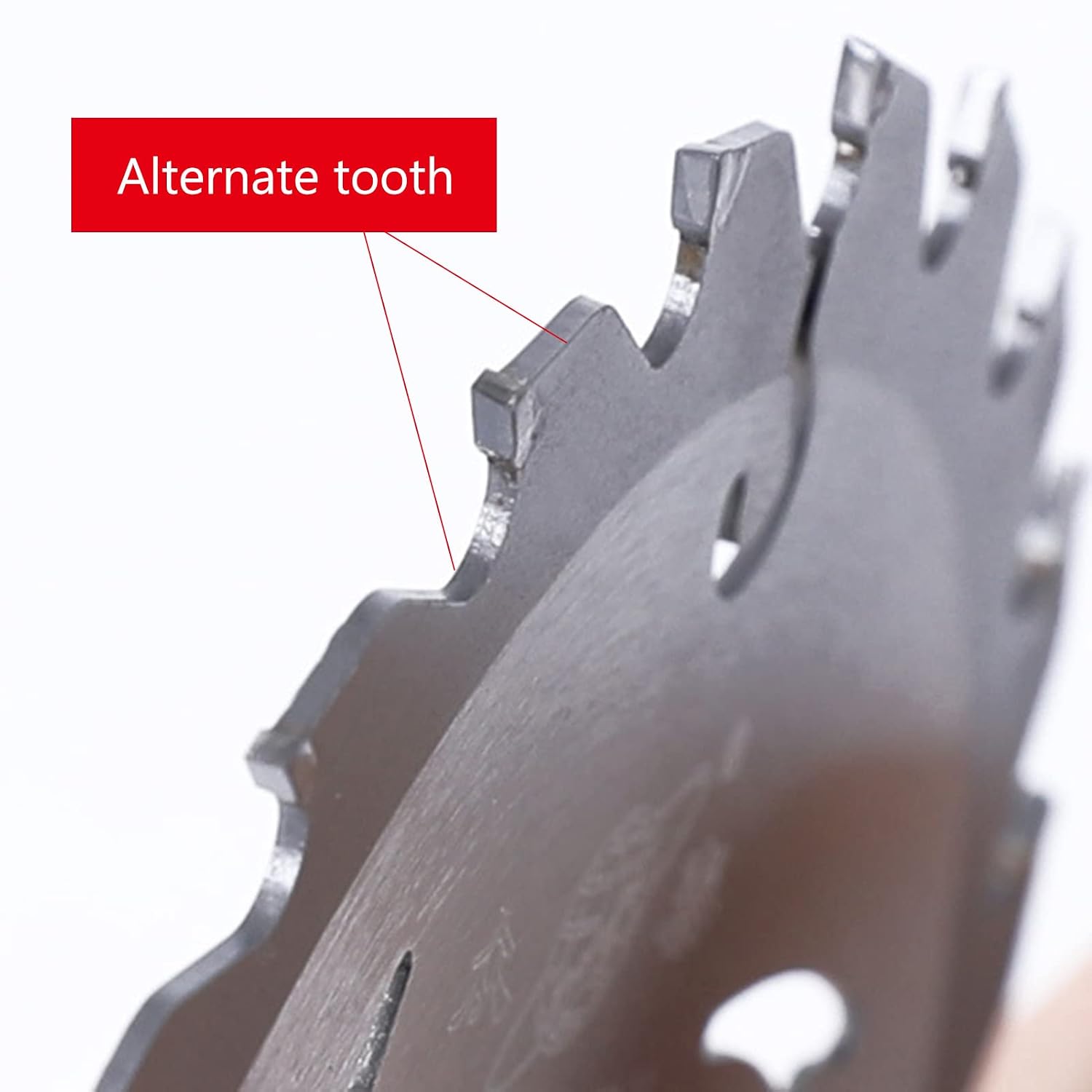Table Saw Blade,Alternate Tooth Saw Blade Cemented Carbide Silver Incisive Anti Wear Circular Saw Blade