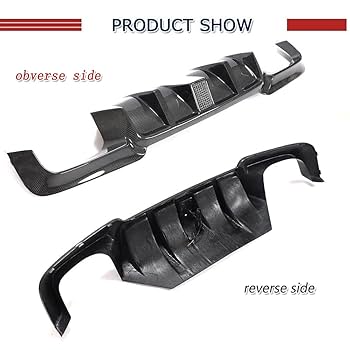 Bmw F10 528/523/530カーボンファイバー リアディフューザー Amazon | リアルカーボンファイバーリアディフューザー for BMW