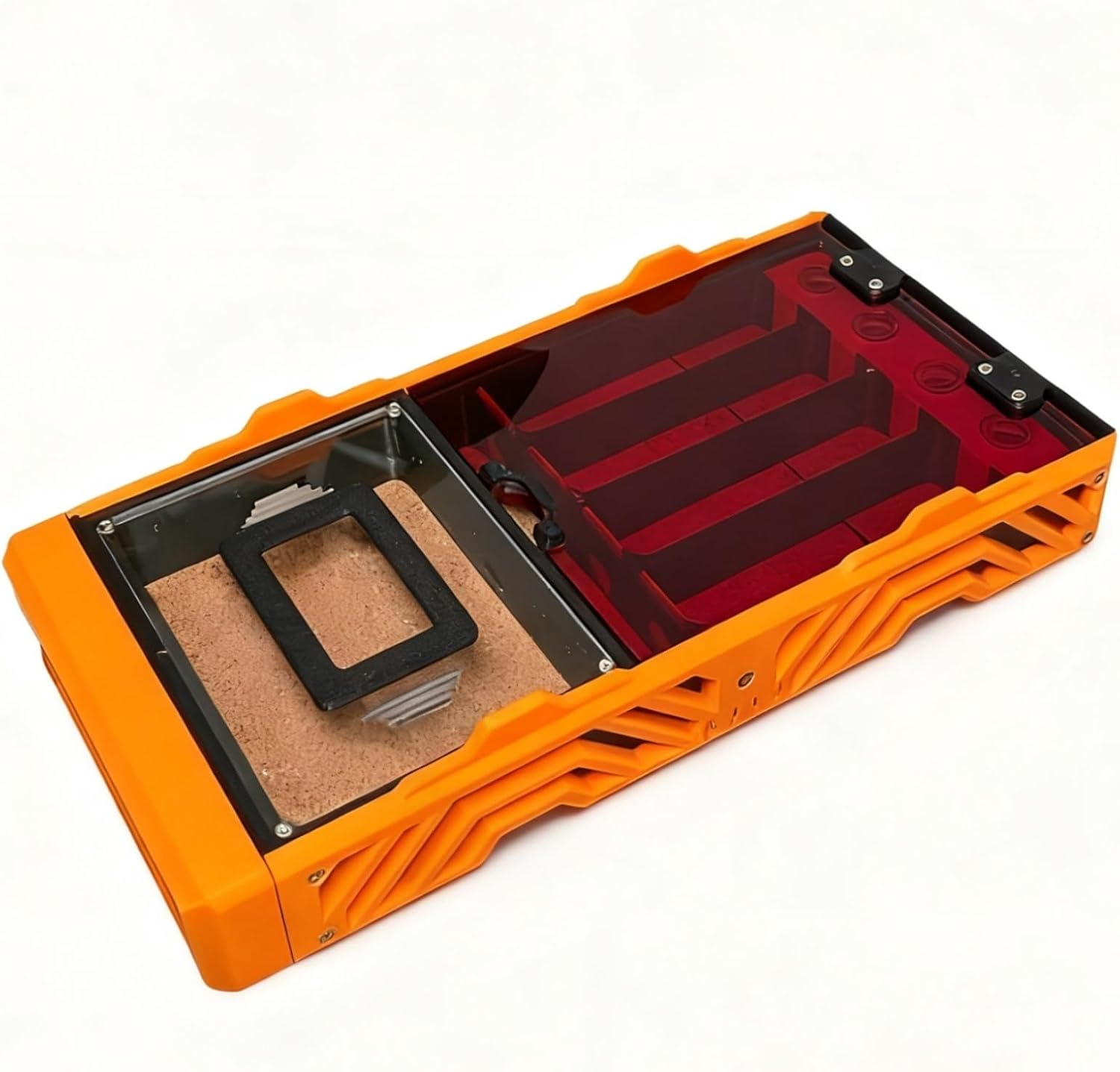 Ant Farm Ant Farm Live Habitat Large Nest with Feeding Moisture Zones House Habitat(Orange)