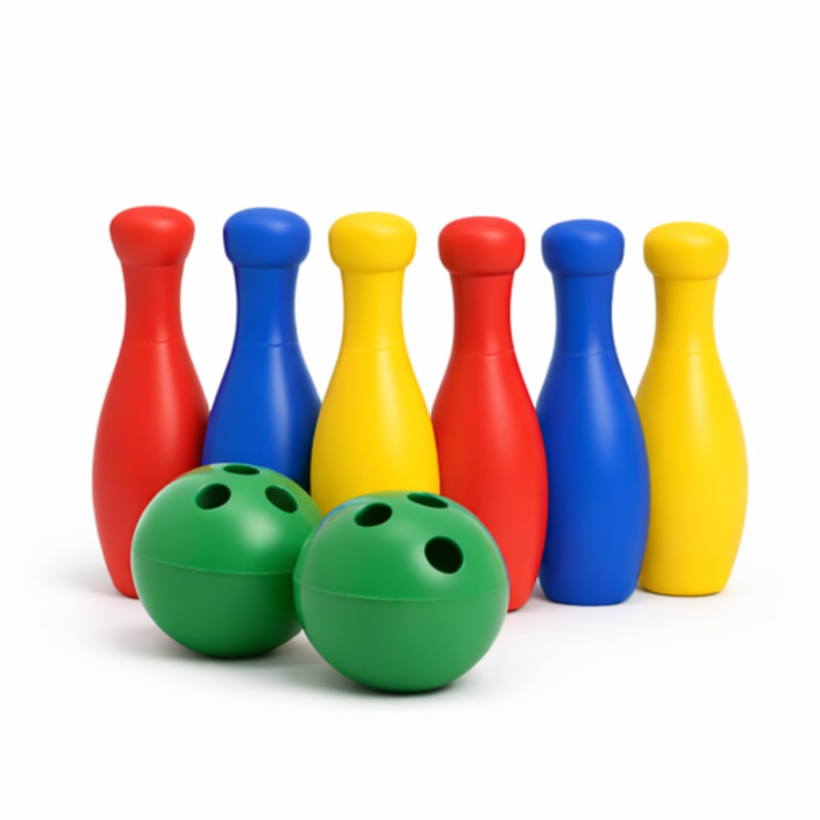 Bowling Pin for Kids | 6 Bowling Pins & 2 Balls Combo Set | Indoor Outdoor Bowling Pin Game Toy for Kids 2+ Years | May Vary Plastic Bowling Pin Set for Fun Learning & Play-image-37