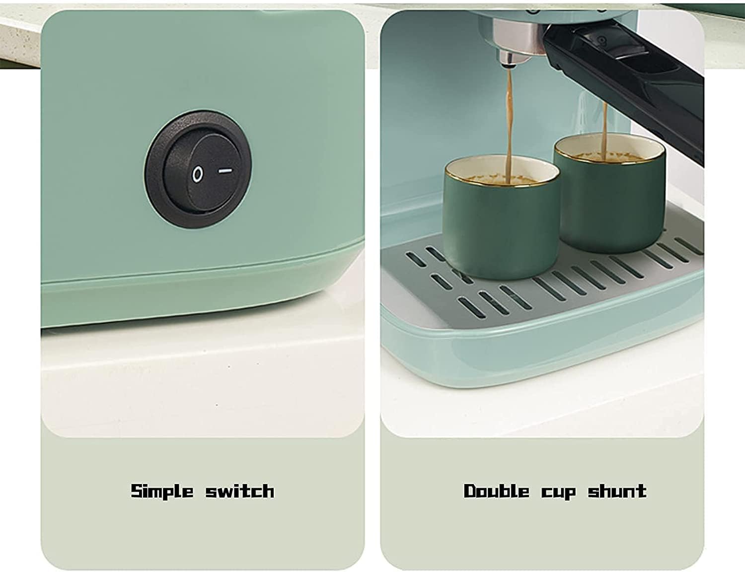 Coffee Machine Espresso Machine Home Small Semi-automatic Smart Steam Milk Froth High Pressure Espresso Machine, 20240312