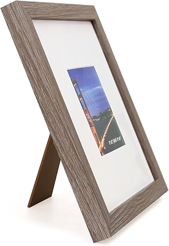 Vista 21 de Yaetm Portarretratos de 12 x 12 pulgadas con paspartú para fotos de 8 x 8 pulgadas, juego de 9 marcos cuadrados de 12 x 12 pulgadas, marco blanco