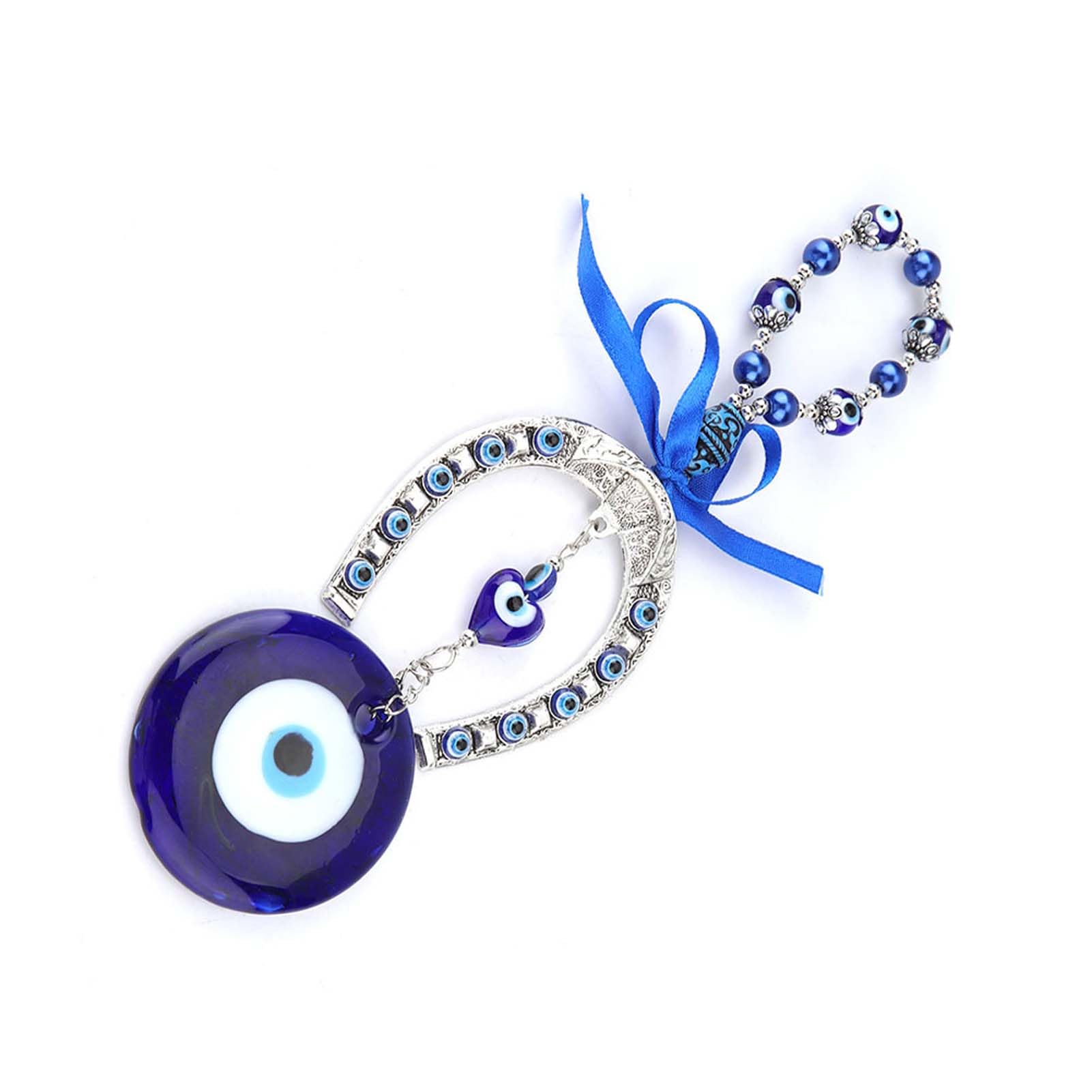 1 Stks Turks Glas Amulet Blauwe Lucky Eye Charm Turkse Boze Oog voor Muur Opknoping Geluksbescherming