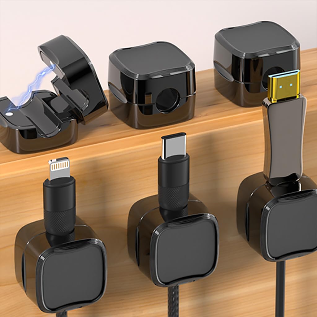 See full amazon price history chart for HASTHIP® 6Pcs Magnetic Cable Organizer Cable Clips - Cord Holder, Under Desk Cable Management, Adhesive Wire Holder Keeper Organizer for Home Office Desk Nightstand Phone Car Wall Desktop HASTHIP® 6Pcs Magnetic Cable Organizer Cable Clips - Cord Holder, Under Desk Cable Management, Adhesive Wire Holder Keeper Organizer for Home Office Desk Nightstand Phone Car Wall Desktop (B0CS5V9Q6D) Amazon Price History, Amazon Price Tracker